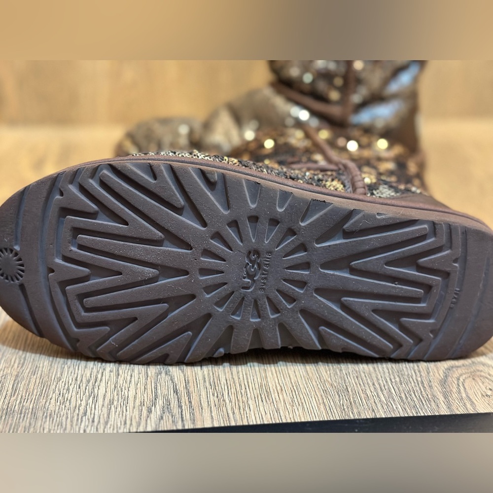 Ugg Sequined Mini Boot Size 8 - image 3